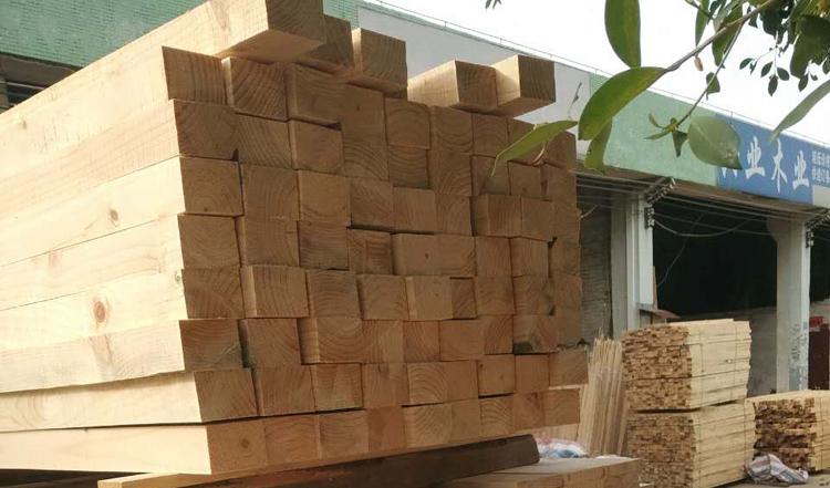 产品大全 包装木方 打木架 防腐原木木方 佛山木材加工厂      我厂